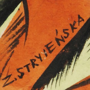 Zofia STRYJEŃSKA (1894-1976), Dziecięce zabawy - Projekt ilustracji (?)