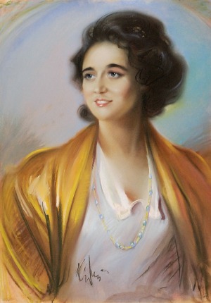 Józef KIDOŃ (1890-1968), Portret Aurelii