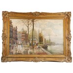 Max F. RICHTER-REICH (1896-1950), Targ kwiatowy w Amsterdamie
