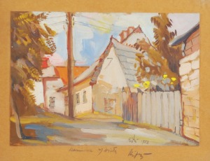 Józef KIDOŃ (1890-1968), Kazimierz nad Wisłą, 1953