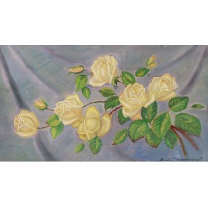 Błażej IWANOWSKI (1889-1966), Żółte róże
