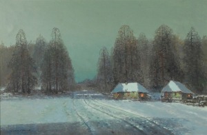 Wiktor KORECKI (1890-1980), Zimowa noc