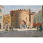 Błażej IWANOWSKI (1889-1966), Barbakan w Warszawie, 1960