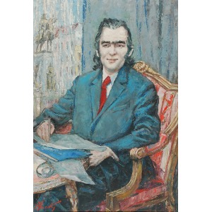 Alojzy SIWECKI (1912-1988), Portret Mariana Koniecznego, 1977