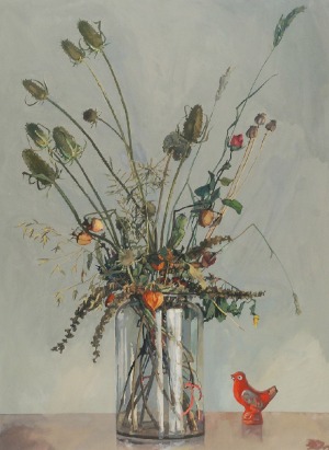 Bożena JĘDRZEJEWICZ-KRZYSIK (ur. 1950), Zimowa martwa natura, 1982
