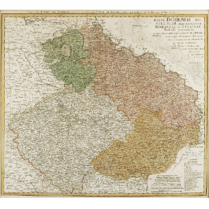 Tobias MAYER (1723-1762), Mapa Czech (Bohemia)