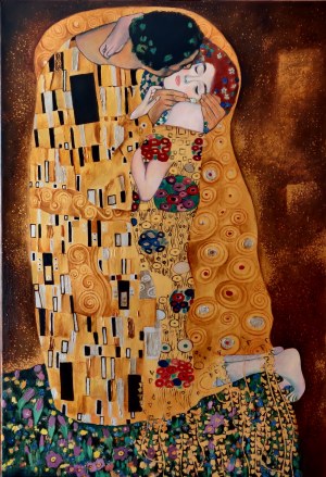 Tadeusz Rogowski, Pocałunek wg. Gustav Klimt
