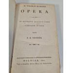 P.VIRGILLI MARONIS - OPERA AD OPTIMARUM EDITONUM FIDEM SCHOLARUM IN USUM, 1821