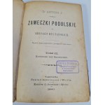 [ROLLE Antoni] Dr. Antoni J.- ZAMECZKI PODOLSKIE NA KRESACH MULTAŃSKICH Kamieniec nad Smotryczem