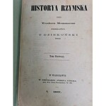 MOMMSEN Teodor - HISTORYA RZYMSKA t.1-4 Wyd.1867