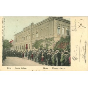 Kuty - Szkoła żeńska, ok. 1905