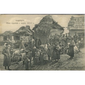 Karpaty - Obóz cygański z wojny 1914-5 r. 1915