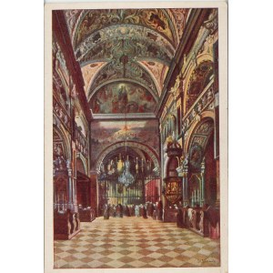 Częstochowa - Wnętrze kaplicy z Cudownym Obrazem Matki Boskiej, 1941, pieczęć
