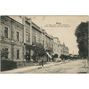 Stryj - ul. 3-go Maja i Sąd powiatowy, 1926