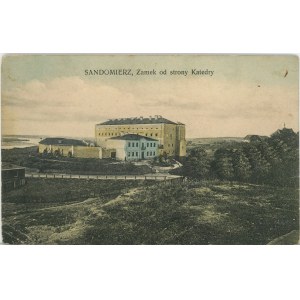 Sandomierz - Zamek od strony Katedry, ok. 1915