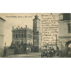 Sandomierz - Ratusz z XIV wieku, 1912