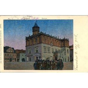 Tarnów - Ratusz, metaliczna, 1906
