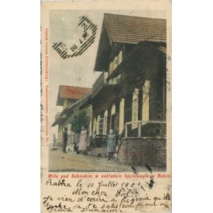 Rabka - Willa pod Sobieskim w zakładzie kąpiekowym, 1904