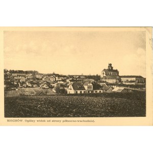 Miechów - Ogólny widok od strony północno-wschodniej, ok. 1920