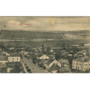 Dobczyce - Ogólny widok miasta, 1914