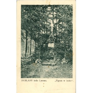 Dublany - Figura w lasku, 1909