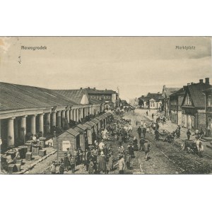 Nowogródek - Plac handlowy, 1916