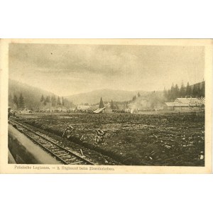 2. Regiment beim Eisenbahnbau