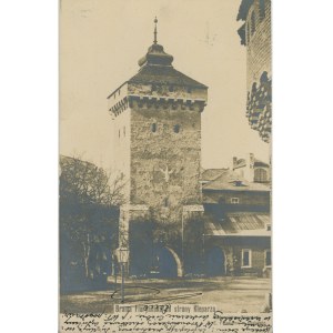 Kraków - Brama Floryańska od strony Kleparza, ok. 1900
