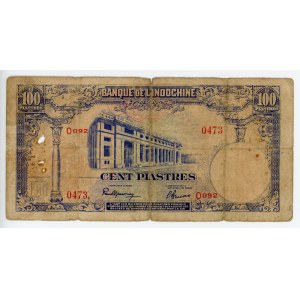 French Indochina 100 Piastres 1946
