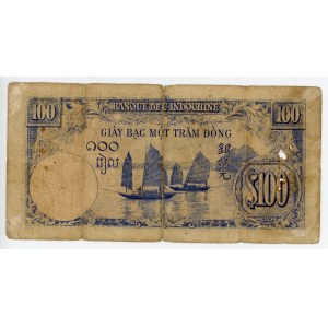 French Indochina 100 Piastres 1946