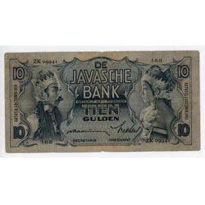 Netherlands East Indies 10 Gulden 1933