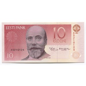 Estonia 10 Krooni 1991