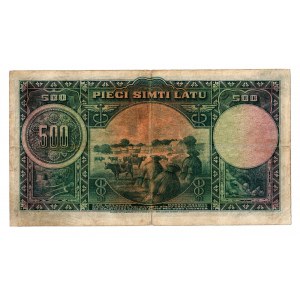 Latvia 500 Latu 1929