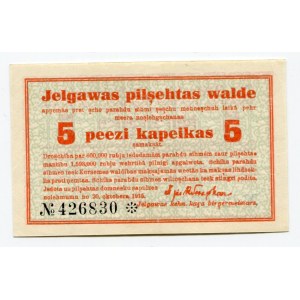 Latvia Jelgawa 5 Kopeks 1915