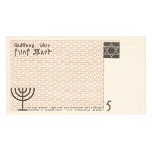 Germany - Third Reich Litzmannstadt Getto 5 Mark 1940