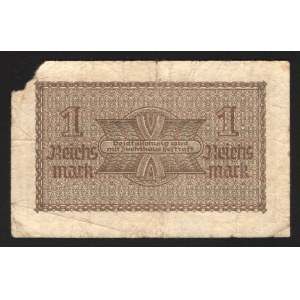 Germany - Third Reich 1 Reichsmark 1940 Six Digits