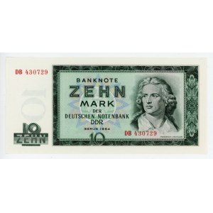 Germany - DDR 10 Mark 1964