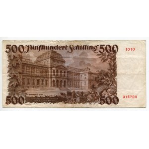 Austria 500 Schilling 1953