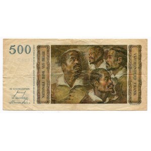 Belgium 500 Francs 1954