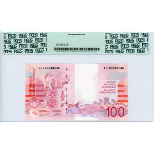 Belgium 100 Francs 1995 - 2001 (ND) PCGS 64