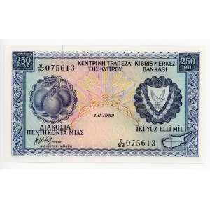 Cyprus 250 Mil 1982