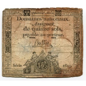 France 15 Sols 1792