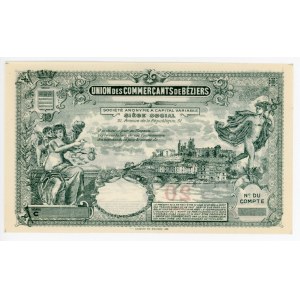 France Beziers 20 Francs 1920 (ND)