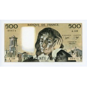 France 500 Francs 1983