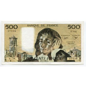 France 500 Francs 1981