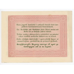Hungary Kossuth Bankó 5 Forint 1848