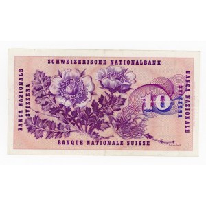 Switzerland 10 Francs 1972