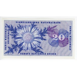 Switzerland 20 Francs 1974
