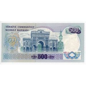 Turkey 500 Lira 1971