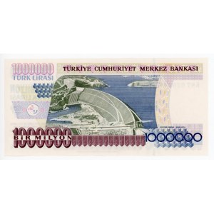 Turkey 1000000 Lira 1995